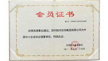 中國中小企業協會理事單位